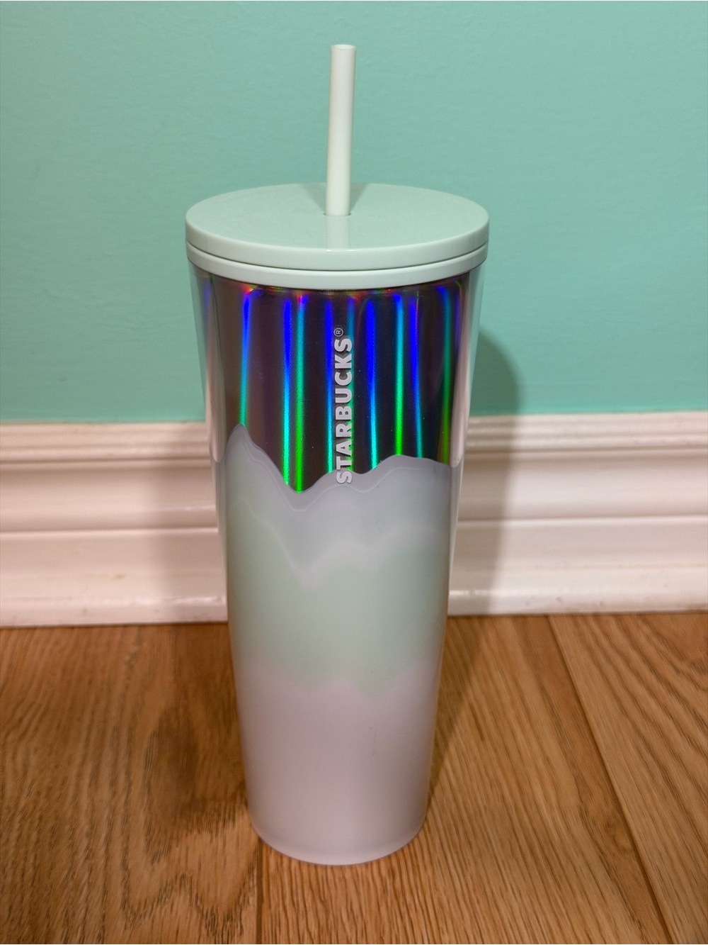 Starbucks holographic Holiday 2021 tumbler